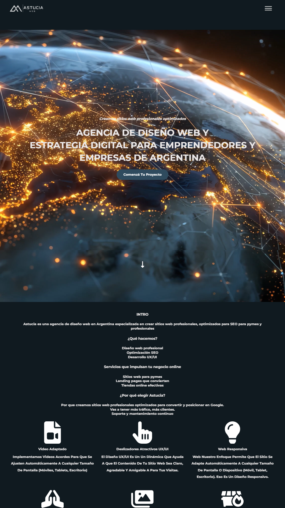 Agencia de Diseño Web y Estrategia Digital para emprendedores y empresas de Argentina
